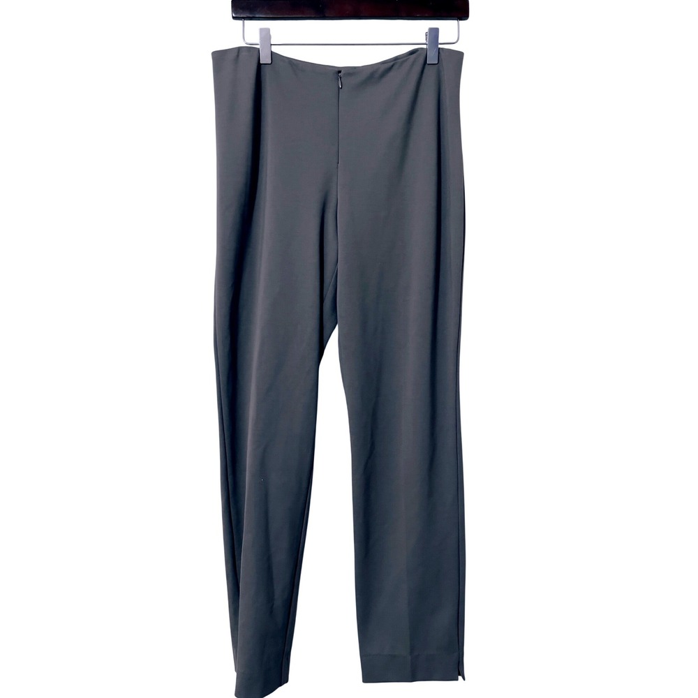 Peace of Cloth Womens Gray Slim Ankle Career Pants Size 10 Preppy Minimalist